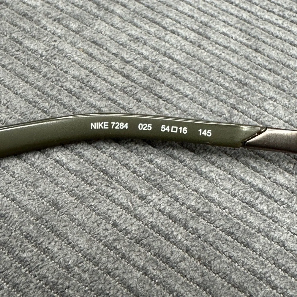 Nike 7284 025 Y2K Eyeglasses Gray Purple Gradient Rectangular Frames 54-16-145